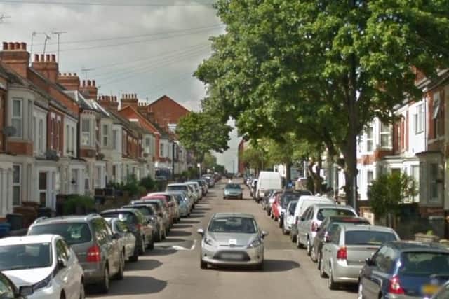 A man exposed himself to a woman on Stimpson Avenue.