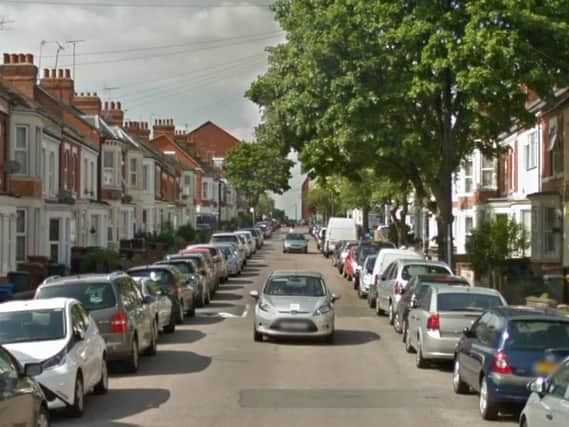 A man exposed himself to a woman on Stimpson Avenue.