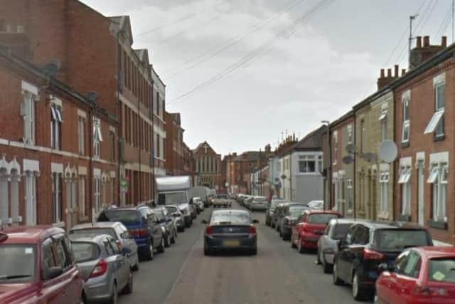 A flat was set on fire in an arson attack in Henry Street.