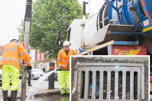 Contractors were on St Leonard's Road the day after the flood and cleaned every drain - something not done for over two years.