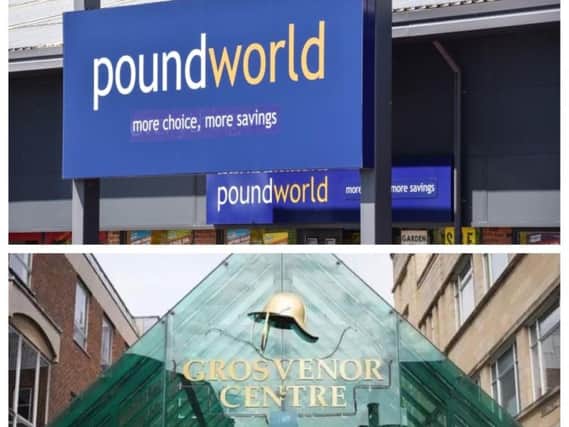Poundworld in the Grosvenor Centre will close this week
