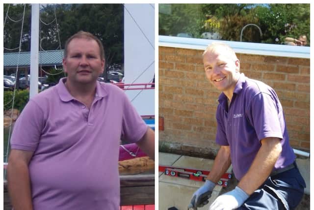 Paul Weston lost 80lbs after seeing his friend succumb to diabetes.