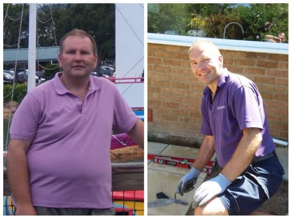 Paul Weston lost 80lbs after seeing his friend succumb to diabetes.