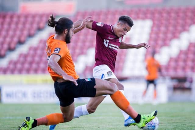 Shaun McWilliams impressed in midfield