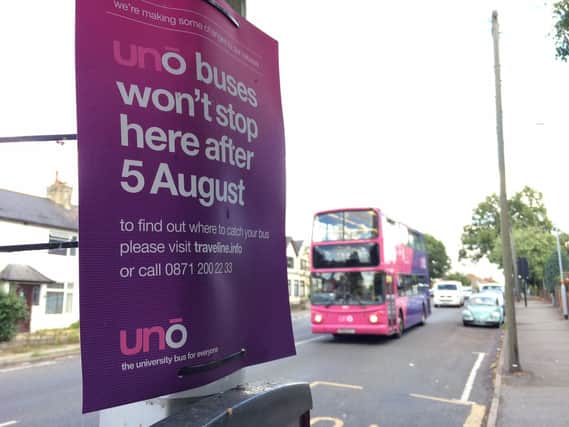 Uno will be axing many stops from their routes in August.