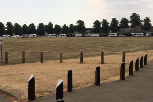 Over 30 vehicles have been spotted on the Far Cotton rec ground.