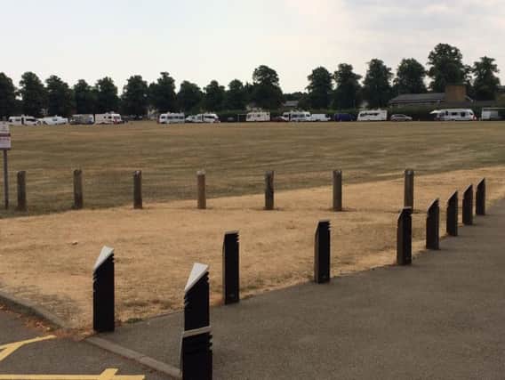 Over 30 vehicles have been spotted on the Far Cotton rec ground.