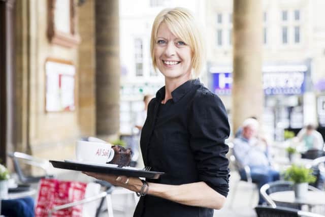 Teresa McDowell manager of All Saints Bistro has been given a nod for her cheerfulness.