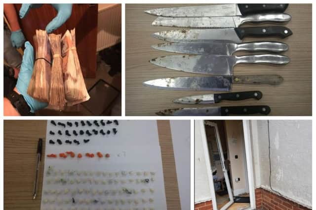 The @NptonProactive have shared pictures of raids and hauls from an ongoing drug tackling operation.