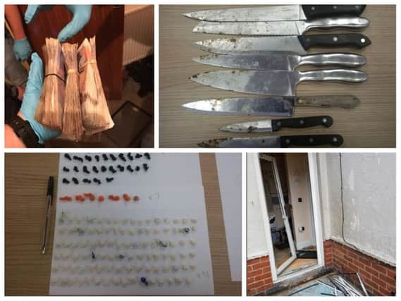 The @NptonProactive have shared pictures of raids and hauls from an ongoing drug tackling operation.