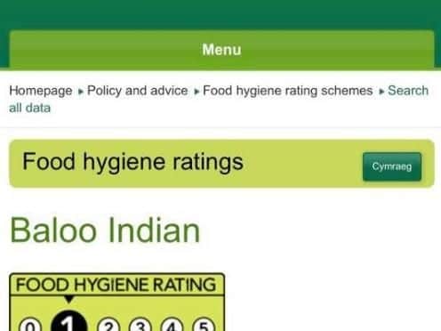 The FSA official website lists Baloo as having just one star. Recent paperwork issued just 12 days ago to the owner shows it is now a 4.