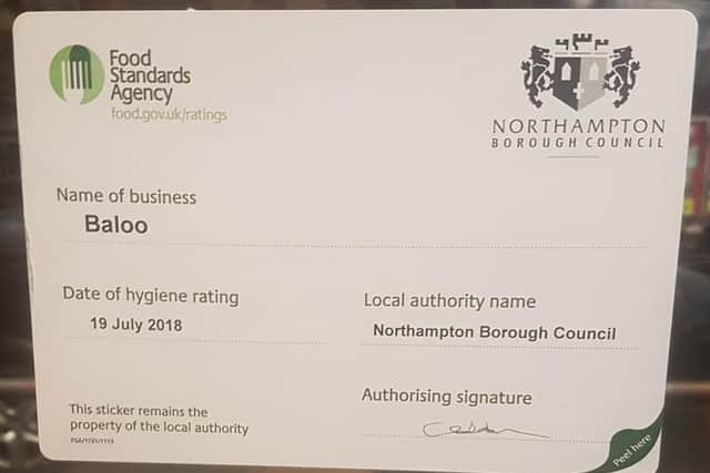 The new rating was given to Baloo on July 19