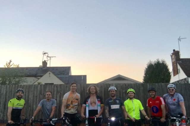 Rob will be joined by nine of his friends in their drive to raise 13,000 for Northampton General Hospital.