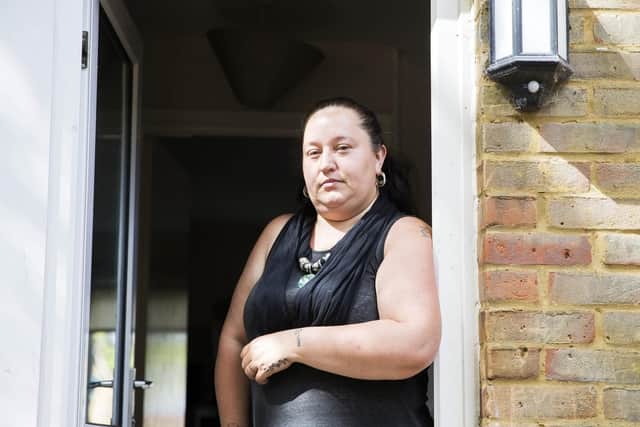 Amanda wants her son and niece to have their own rooms and for a larger house so she can get around easier.