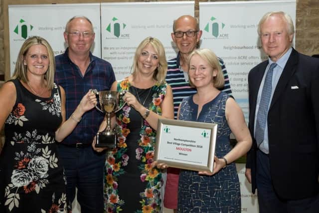 Moulton has been awarded first place in the Northamptonshire Best Village competition.