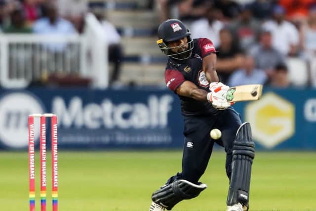 Seekugge Prasanna top scored for the Steelbacks in their thrashing at Durham