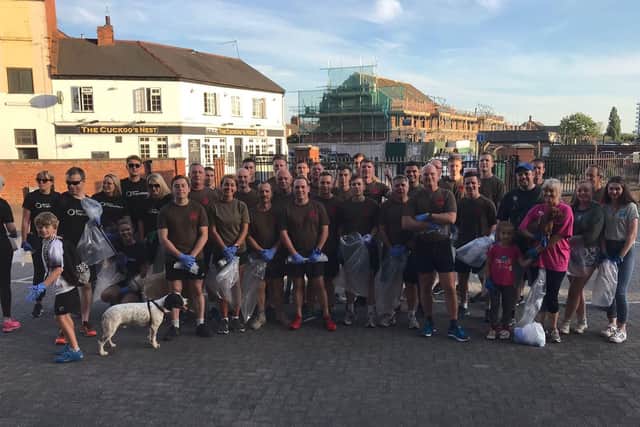 Over 40 people turned out to take part.