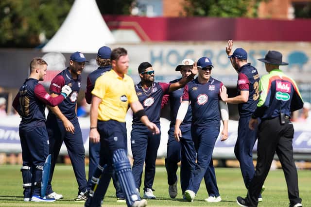 The Steelbacks limited the Bears to 187 for seven from their 20 overs (pictures: Kirsty Edmonds)