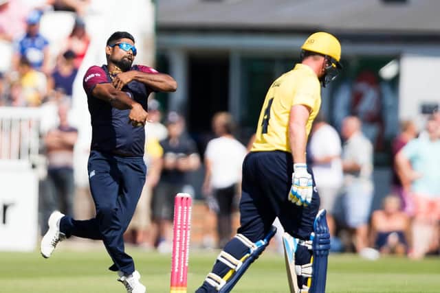 Seekkuge Prasanna claimed two for 33 from his four overs