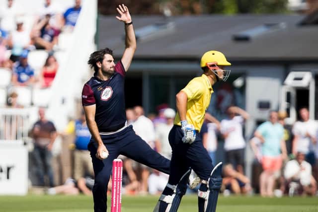Brett Hutton bagged the wicket of Bears skipper Grant Elliott