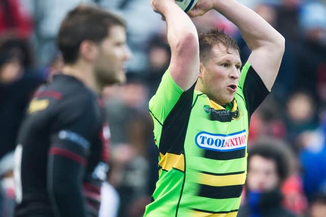 Dylan Hartley has not played for Saints since the Champions Cup game at Saracens in January (picture: Kirsty Edmonds)