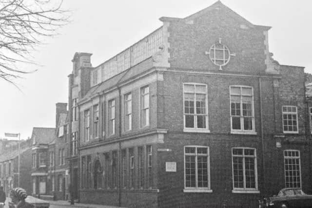 Virtually unchanged is Northamptons Churchs shoe factory on the junction of St James Road with Sharman Road
