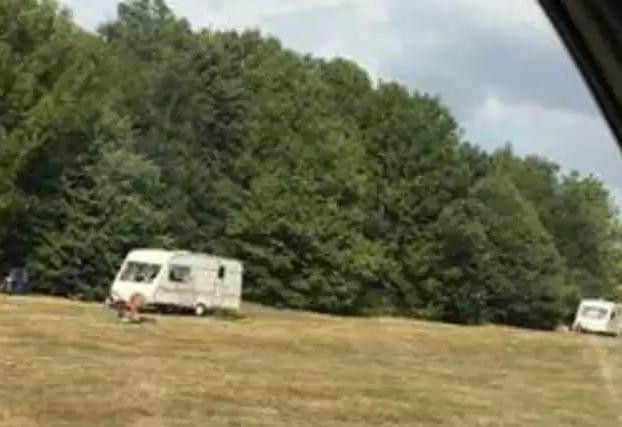 A number of travellers have been spotted in the East and West Hunsbury over the last few weeks