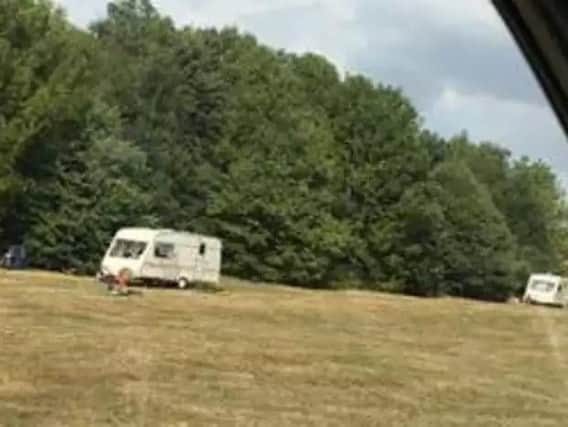 A number of travellers have been spotted in the East and West Hunsbury over the last few weeks