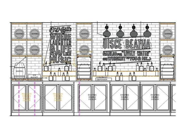 The bar in the new-look pub could look like this