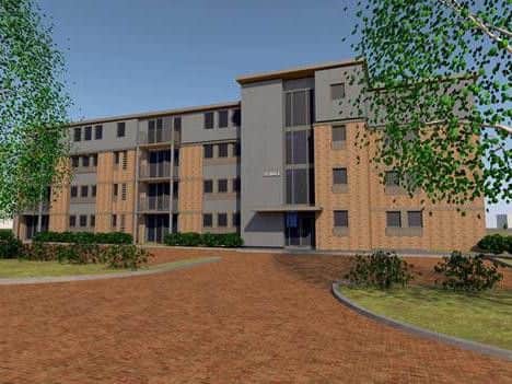 Architect drawings show how Overslade House will look upon completion.