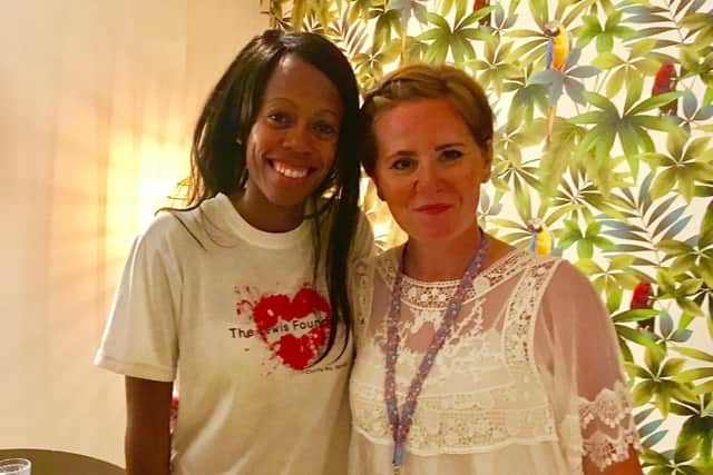 Lorraine Lewis and Leonie Heard