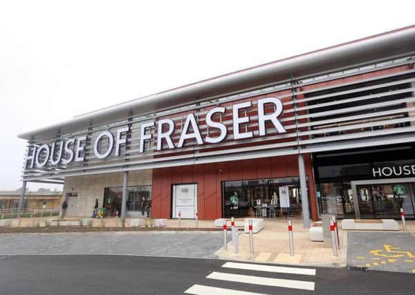 House of Fraser opened at Rushden Lakes last year