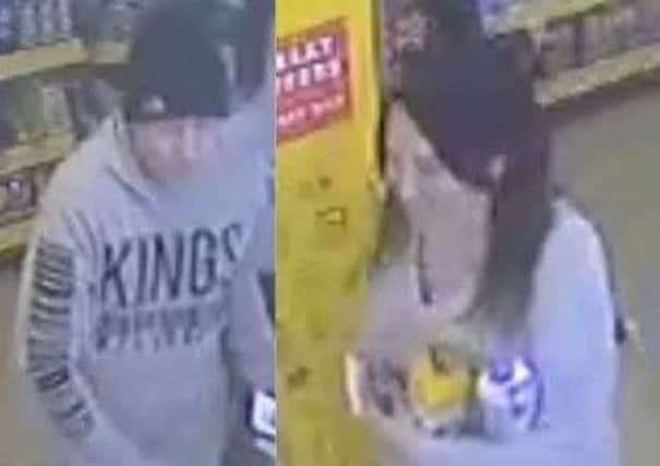 Police want to speak to this man and woman