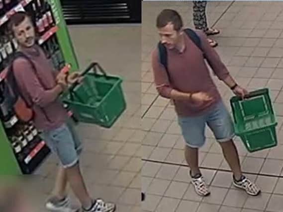 The man, or anyone who recognises him, is asked to contact Northamptonshire Police