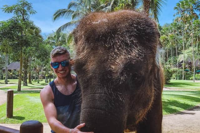 Gareth pictured in Bali earlier this year.