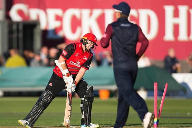 The Steelbacks limited Durham to 174 for seven (pictures: Kirsty Edmonds)