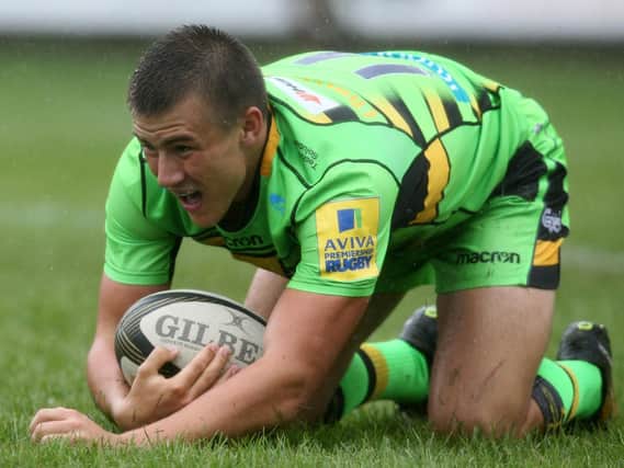 Ollie Sleightholme scored Saints' first try under Chris Boyd (pictures: Sharon Lucey)