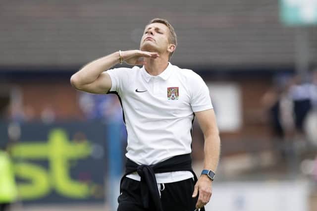 CHIN UP: Dean Austin believes the Cobblers will only improve as the season progresses. Picture by Kirsty Edmonds