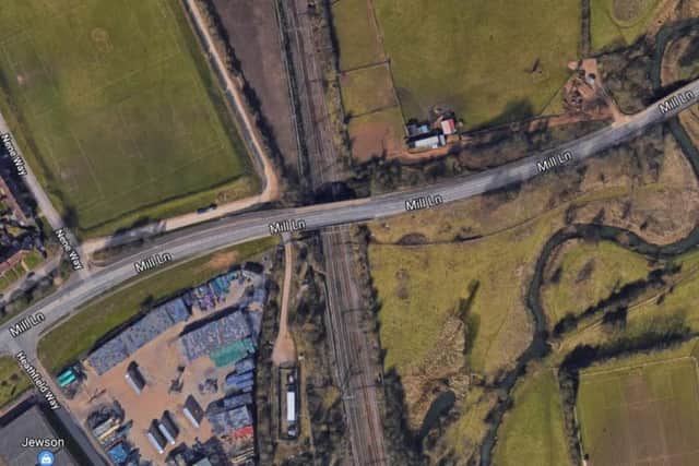 Emergency services were called to Mill Lane at 8.33am.