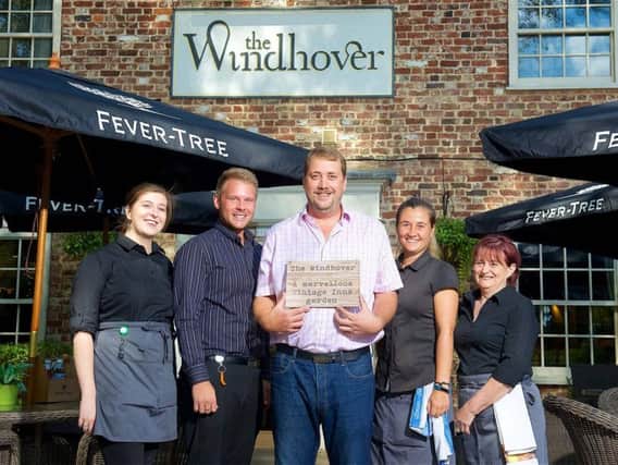Landlord Graham Gregory said staff were proud of the garden at The Windhover
