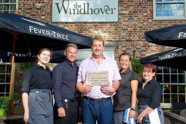 Landlord Graham Gregory said staff were proud of the garden at The Windhover
