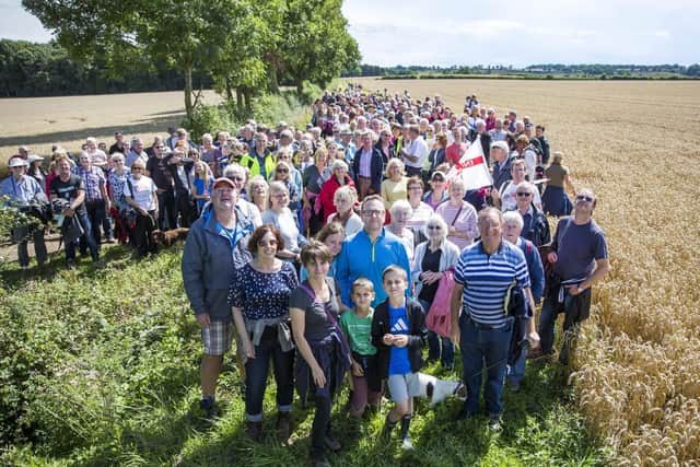 Last year hundreds of campaigner gathered to protest the proposals
