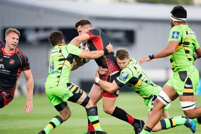 Saints were made to scrap by the determined Dragons (pictures: Kirsty Edmonds)