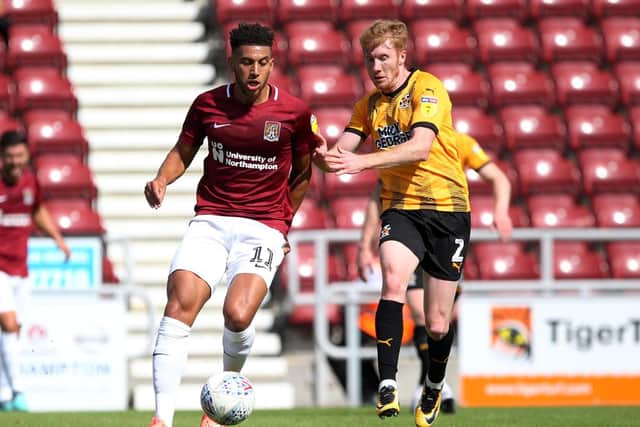 Daniel Powell provided the assist for Kevin van Veen's first goal. Pictures: Sharon Lucey