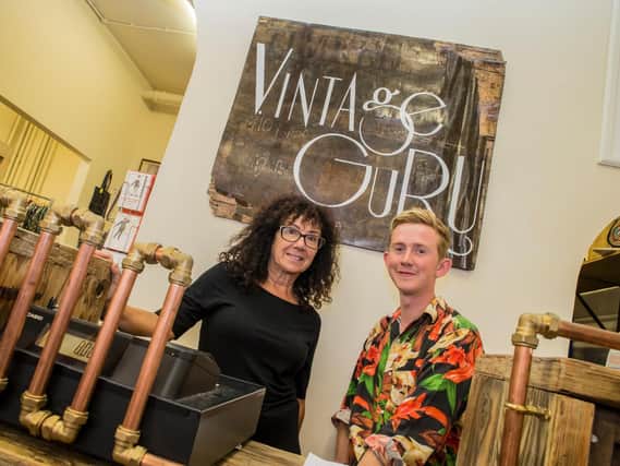 Matthew Lewis-Crick and Julie Teckman say the contents of their new vintage shop could help to lift Northampton's shopping scene again.