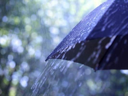 Heavy rain is forecast for Northants on Sunday