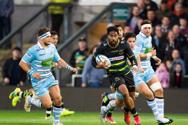 Ahsee Tuala made his first pre-season appearance of the summer as he started at full-back (pictures: Kirsty Edmonds)