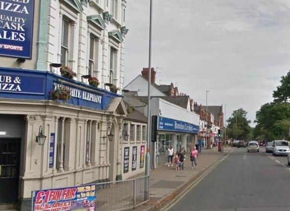 The scooter was taken from outside the White Elephant pub in Kingsley Park terrace.
