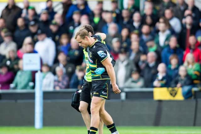 Rory Hutchinson is set for a spell on the sidelines after suffering a knee injury