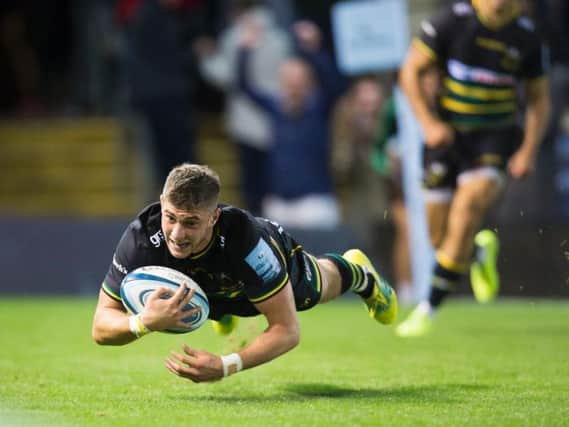 James Grayson grabbed a try in Saints' pre-season friendly against Glasgow Warriors last Friday (picture: Kirsty Edmonds)